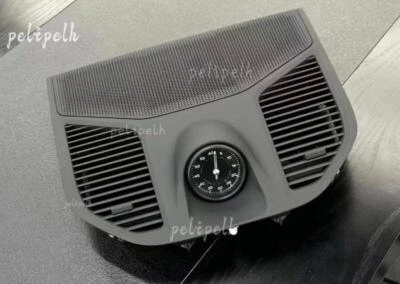 Cubierta negra de medidores de tablero de instrumentos de automóvil con reloj para Porsche Cayenne 2024+ Foto 1 de 3