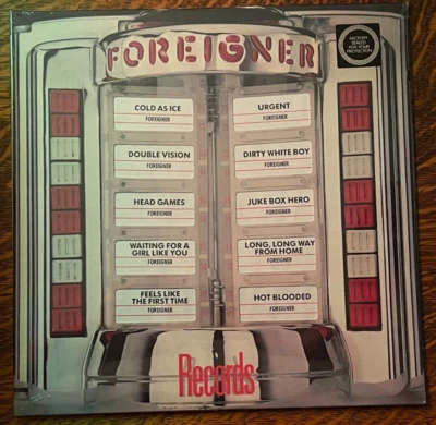 SEALED* 12" LP~ FOREIGNER~ 1982~ RECORDS~ DIE CUT COVER~ COLD AS ICE~HOT BLOODED - Image 1 of 4
