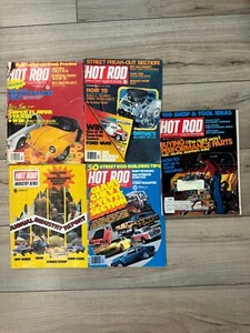HOT ROD Rod & Custom Magazine  Car Cars Antique Collectible Vintage 1976 Set Lot - Picture 1 of 1
