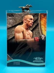 2018 UFC Topps Knockout Bronze Auto Autograph Georges St. Pierre /25 SP SSP - Picture 1 of 2