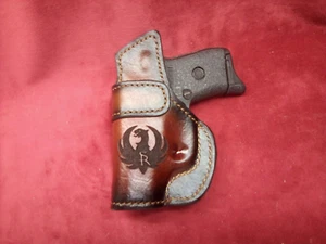 Fits Ruger Ec9s Leather Suede Lined IWB Holster - Picture 1 of 3