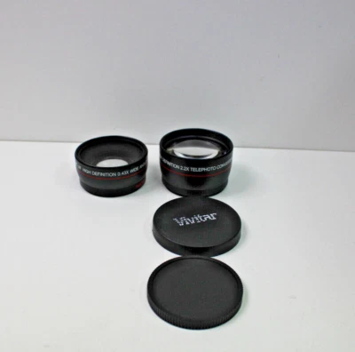 Vivitar HD4 MC AF High Def Converter Lenses - 43x Wide Angle/2.2x Telephoto - Image 1 of 4