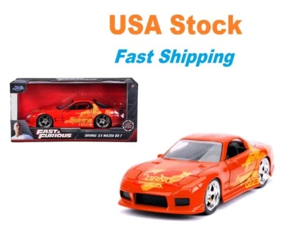 Fast And Furious Julius Mazda RX-7 JADA Diecast Toy Car 5" 1:32 NIB - Image 1 of 4