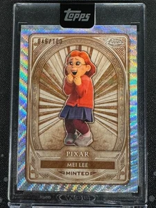 Topps Disney come nuovo 2025 Mei Lee #24 variante bronzo cromato /100 incassato - Foto 1 di 1