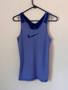 Nike Pro Damen Blau Racerback Top M Gym Laufen Fitness - Bild 1 von 8