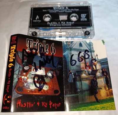 Triple 6"Hustlin'4 My Paper"Bay Frisco Rap,G Funk,Og Release,Signed By:ADR Levey Foto 1 de 4
