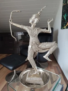 Tempelwächter Figur massiv 73 cm Asiatika Buddha Tibet Tara Shiva Esoterik - Bild 1 von 24