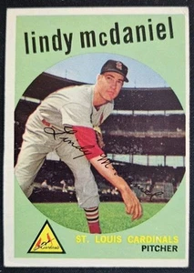 1959 Topps #479 Lindy McDaniel St. Louis Cardinals - EX - Picture 1 of 2