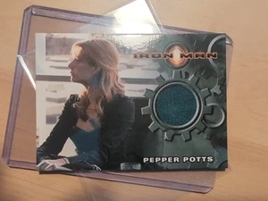 2008 marvel Pepper Potts Iron Man Costume worn material Relic Card 💫 - Picture 1 of 10