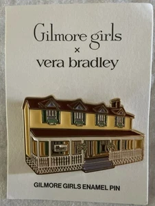 Spilla Smaltata Vera Bradley X Gilmore Ragazze Autunno Autunno Stelle Casa Cava - Foto 1 di 2