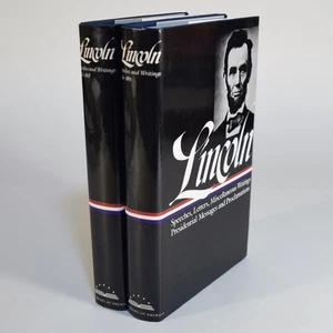 Lincoln : Speeches Letters Writings Debates - Library Of America 2 Volume Set HC - Imagen 1 de 6