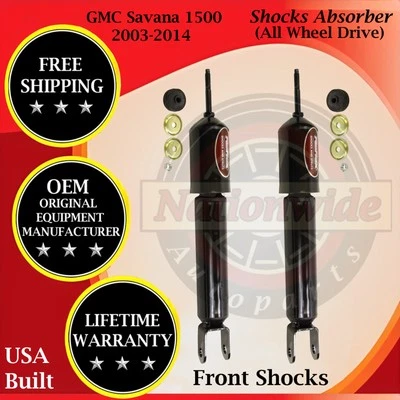 Monroe OEM Front Shocks For 2003-2014 GMC Savana 1500 4X4 Lifetime Warranty - Image 1 of 4