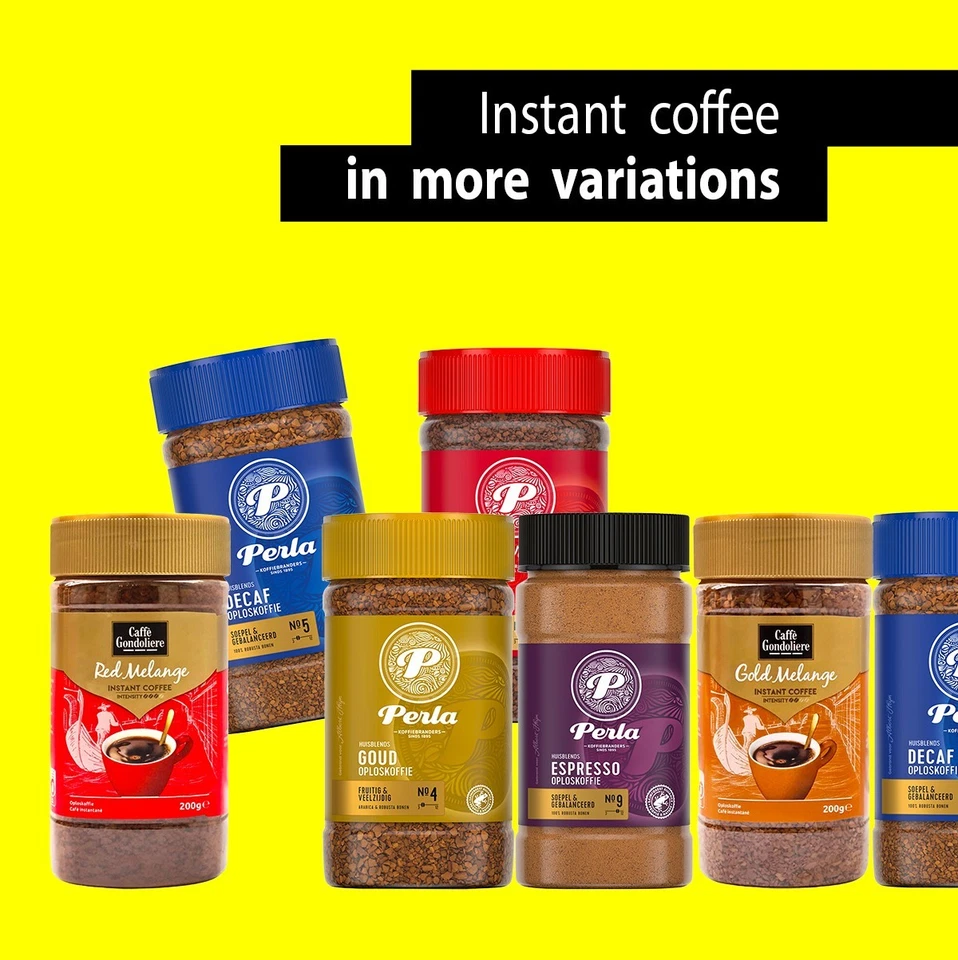 6x 200g café holandés instantáneo, Perla, café gondolero (Nescafé, Douwe Egberts) Foto 1 de 4