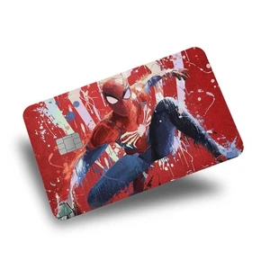 Spider Man Holographic Credit Card Skin/Credit Card Sticker Credit Card Decal - Picture 1 of 4