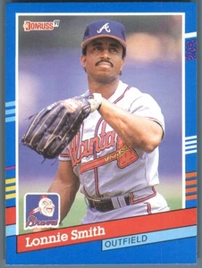 Donruss Atlanta Braves Lonnie Smith 1991 #364a - Imagen 1 de 2