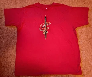 Cleveland Cavaliers NBA Fanatics Team Logo Sword T-shirt Wine 3XL Pre-owned - Picture 1 of 3