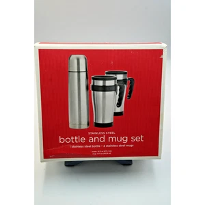 3 Piece Stainless Steel Bottle and Mug Set New In Box (CT) - Picture 1 of 2