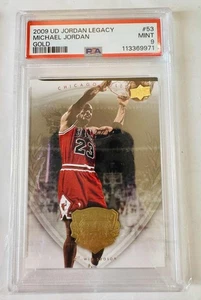 Michael Jordan 2009 Upper Deck Jordan Legacy Gold Basketball Card PSA 9 Graded - Bild 1 von 1