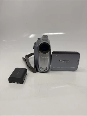 Canon ZR500 MiniDV Digital Video Camcorder Silver Handheld Camcorder Untested!! - Image 1 of 4