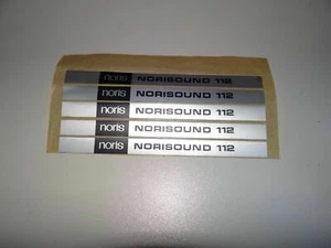 Typenschild für Noris Norisound 112 Projektor 5 Stück Vintage NOS W228 - Bild 1 von 3