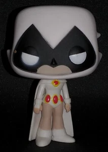 Figura de vinilo suelta Funko Pop Animation Teen Titans Raven #108 blanco tema caliente EX - Imagen 1 de 3