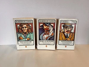 The Deptford Trilogy by Robertson Davies Penguin Books PB lot 3 - Picture 1 of 6