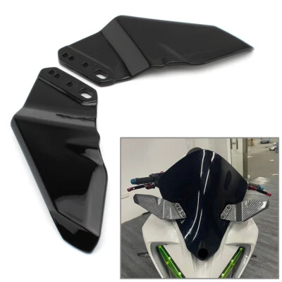 Kit de alerón Winglet ABS para Kawasaki Ninja 250 300 400 650R ZX6R Foto 1 de 4