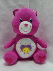 Care Bear Pink Shine Bright Bär 11 cm groß sitzend Plüsch 2006 - Bild 1 von 6