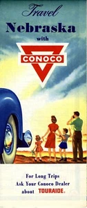 1956 Conoco Road Map: Nebraska NOS - Picture 1 of 1