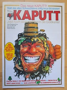 Kaputt VII.Jahrgang Nr.1 von 1980 - TOP Z1 Comicheft Satire-Magazin  CONDOR - Picture 1 of 3