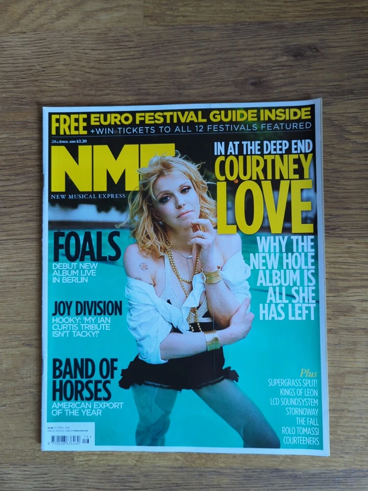 NME Courtney Love, Foals, Joy Division, Band Of Horses, Kings Of Leon - Image 1 of 1
