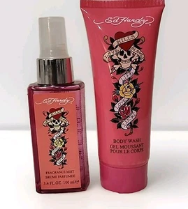 ED HARDY Fragrance Mist, 3.4 Oz & Gel Body Wash 3.3 Oz - Picture 1 of 5