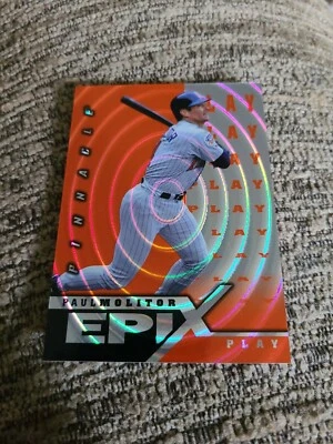 Paul Molitor 1997 Pinnacle Epix Baseball Card E23 NM/MT Toronto Blue Jays - Image 1 of 2