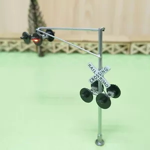 1 x HO scale model railroad cantilever grade crossing signal #C06 - Picture 1 of 9
