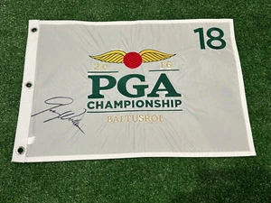 OFFICIAL 2016 PGA CHAMPIONSHIP GOLF FLAG SIGNED BY WINNER JIMMY WALKER - Picture 1 of 5