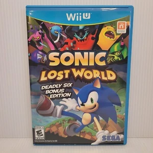 Sonic Lost World: Deadly Six Bonus Edition (Nintendo Wii U) ~ Completo con Manual - Imagen 1 de 3