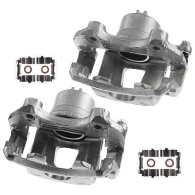 2x Front Brake Calipers w/ Bracket for Nissan Altima 93-01 Infiniti I30 96-99 - Image 1 of 4