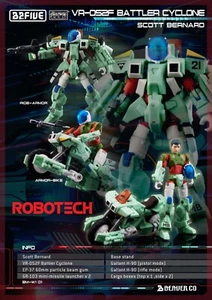 Robotech Mospeada VR-052F Battler Cyclone - New Generation Scott Bernard B2five - Picture 1 of 5