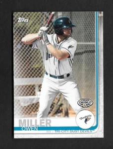 Topps Pro DeBut Owen Miller 2019 base única - Tri-City Dust Devils - #106 - Imagen 1 de 1