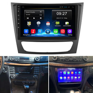 Radio samochodowe do Mercedes Benz Klasa E W219 W211 9" Android 12 GPS Nawigacja Bluetooth