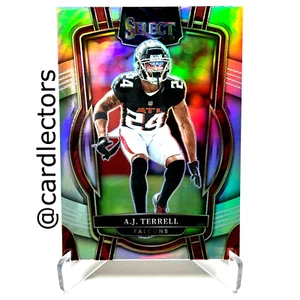 2022 Panini Select Football A.J. TERRELL #296 Club Level Silver PRIZM FALCONS AJ - Picture 1 of 2