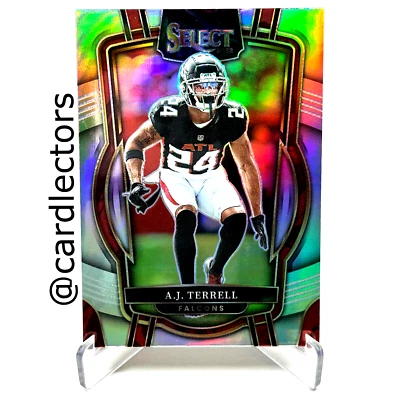 2022 Panini Select Football A.J. TERRELL #296 Club Level Silver PRIZM FALCONS AJ - Image 1 of 2