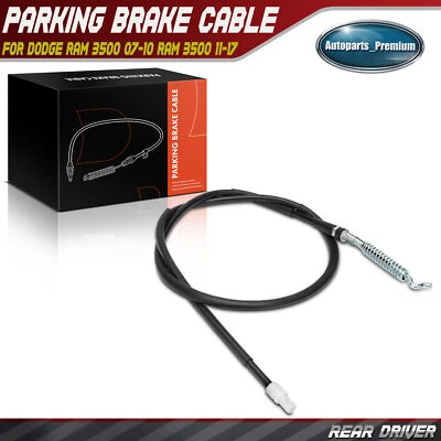 Rear LH Left Parking Brake Cable for Dodge Ram 3500 2007-2010 Ram 3500 2011-2017 - Image 1 of 4