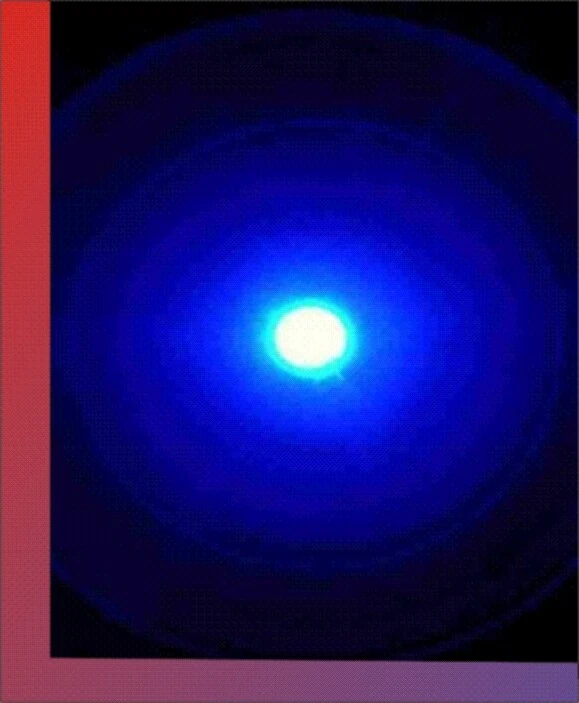 10 x LED 3mm BLAU blue flicker flacker flackern Fernsehen television