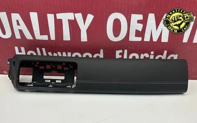 Land Range Rover Velar 2018-2025 tablero pantalla cubierta panel moldura cuero negro OEM Foto 1 de 4