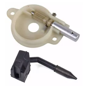 Durable Oil Pump Oiler Set For Husqvarna 36 41 136 137 141 142 Chainsaw - Foto 1 di 6