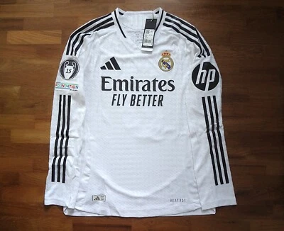 Authentic Real Madrid Long Sleeve Home Jersey 24/25 Mbappe IT5204 Original Large - Image 1 of 4