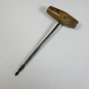 L026 ANTIKE KLEINE SAUGNAPFBOHRMASCHINE HANDGRABUNG ENDE 1800 - Bild 1 von 6