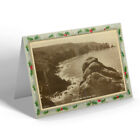 CHRISTMAS CARD Vintage Cornwall - At Land's End Near Sennen Cove