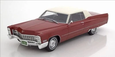 BoS 1967 Cadillac Deville Coupe Red with White roof LE 504pcs 1:18 Sold Out RARE - Image 1 of 3